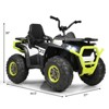 Infans 12V Kids Electric 4-Wheeler ATV Quad 2 Speeds Ride On Car w/MP3&LED Lights White - 2 of 4