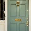 IQ America Classic Round Doorbell, Unlit Pushbutton Brass Pushbutton Doorbell - 2 of 2