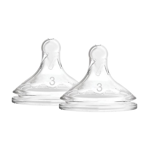 Dr. Brown's Natural Flow Level 1 Narrow Baby Bottle Silicone Nipple, Slow  Flow, 0m+, 100% Silicone Bottle Nipple, 6 Pack 