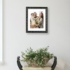 Petal Lane Matted Photo Frame Brown Dot - 3 of 4