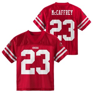 NFL San Francisco 49ers Toddler Boys' Christian McCaffrey Short Sleeve Jersey - 1 of 3