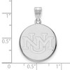 Black Bow Jewelry 10k White Gold New Mexico Lobos NCAA Large Pendant - 2 of 3