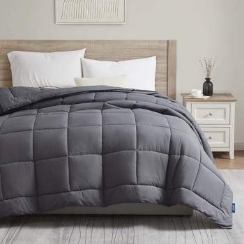 Nestl Premium Quilted Down Alternative Comforter with Corner Tabs, All Season Comforter Duvet Inserts