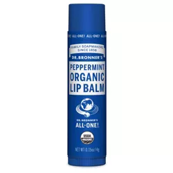 Dr. Bronner's Organic Lip Balm Peppermint - .15oz