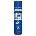Dr. Bronner's Organic Lip Balm Peppermint - .15oz