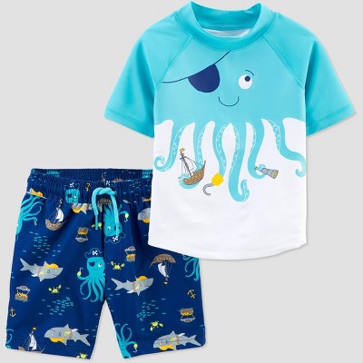 boys rash guard set