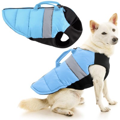 Gooby Padded Vest Lift Dog Harness Blue, Small