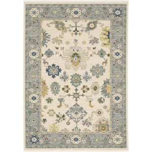 Oriental Weavers Lucca 846H1 Ivory/ Blue Indoor Area Rug - 3'3" x 5' - 1 of 1