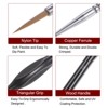 Unique Bargains Detail Nylon Hair Miniature Painting Brush 5 Pcs - 4 of 4