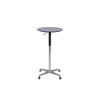 Movable Adjustable Bar Table 360 Swivel Counter Bar Height Aluminum Alloy Star Base Mobile Coffee Table - 2 of 3