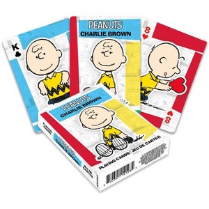 Aquarius Puzzles Peanuts Charlie Brown Playing Cards | 52 Card Deck + 2 Jokers - 1 of 3