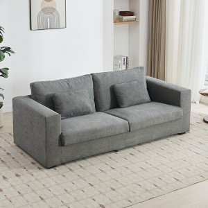 NicBex 83" Modern Sofa with Detachable Cover,3-Seater Cloud Couch with Dual Cushions,Space-Saving Sofas for Living Room,Bedroom - 1 of 4