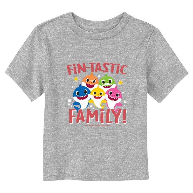 Toddler's Baby Shark Fin-Tastic Family T-Shirt, 1 of 4