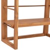 vidaXL Solid Wood Teak Shelving Unit Storage Cabinet Furniture - 47.2" - 4 of 4