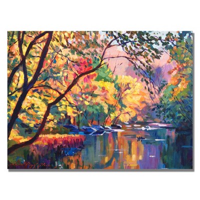 Trademark Fine Art -David Lloyd Glover 'Color Reflections' Canvas Art
