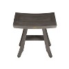 18" Satori GR61 Wide Teak Wood Shower Transfer Bench/Seat - CoastalVogue - 4 of 4