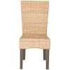 Ozias 19" H Wicker Dining Chair (Set of 2) - SEA8014 - Safavieh - 3 of 4