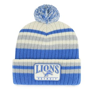 NFL Detroit Lions Streak Knit Beanie: Team Logo Sports Apparel - 1 of 2