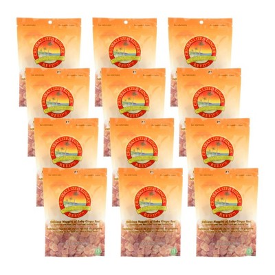 Reed's All Natural Crystallized Ginger Candy - Case of 12/3.5 oz