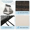 Nestfair Wicker Outdoor Day Bed Lounge Bed with Adjustable Backrest and Cushions Beige - 4 of 4