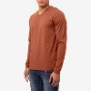 X RAY Men's V Neck & Henley Long Sleeve t shirts,new tshirt - 3 of 4