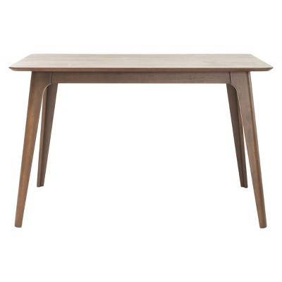 Gideon Dining Table - Natural Walnut - Christopher Knight Home: Scandinavian Style, Seats 4, Rubberwood Frame