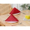 Unique Bargains Cocktail Weddings Dinner Banquets Polyester Napkins 19 x 19 Inches 12 Pcs - 2 of 4