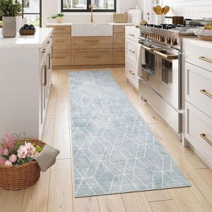 Washable Area Rug for Living Room, Soft Non-Slip Non-Shedding Rug for Bedroom - 1 of 4
