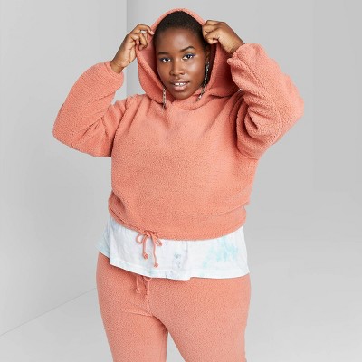 plus size sherpa sweatshirt