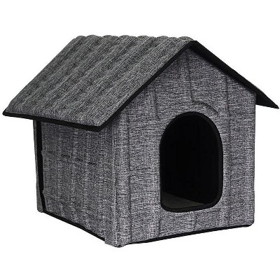 Munora 'Collapsi-Pad' Folding Pet House - 18.5"L x 13.4"W x 16.1"H Lightweight Travel Shelter with Removable Mat