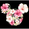Men's Mickey & Friends Pink Floral Mickey Mouse Logo T-Shirt - 2 of 4