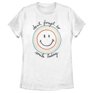 Women's Lost Gods Don't Forget to Smile Today T-Shirt - 1 of 4