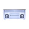 65.3" TV Stand with LED Light Strips,Y-Shaped Decorative Accents, Buffet Table for Living Room or Entryway, Fits TVs up to 75" - 2 of 4