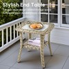 XIZZI OUTDOOR SWIVEL ROCKER SETS: 3-PC Rocker + Modular Sofa & Fire Pit Options - All-Weather Fabric, 8 Color Choices for Patio, Garden, Poolside - 4 of 4