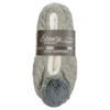 Elanze Designs Ballerina Knit Pom Womens Plush Lined Cozy Non Slip Indoor Soft Slipper - Grey, Medium - 3 of 4