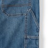 Lands' End Women's Soft Denim High Rise Rail Straight Leg Utility Jeans - 4 of 4