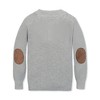 Boys' Organic Long Sleeve Henley Pullover Sweater with Elbow Patches, Kids - 3 of 3