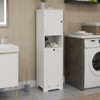 VYNXARIA One-Compartment One-Door Tilt-Out Laundry Sorter Cabinet - White - 4 of 4
