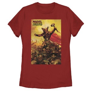 Women's Marvel Zombies Thor Battle T-Shirt - 1 of 3