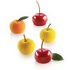 Silikomart "MELA, CILIEGIA & PESCA 30" Flexible Baking & Freezing Mold, 1 Oz, 15 Cavities - 3 of 3