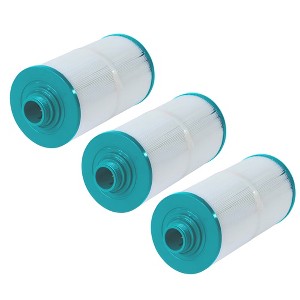 Hurricane 3 Pack Replacement Spa Filter Cartridge for PFF42TC-P4, Unicel 5CH-37, Filbur FC-2402, Watkins 303279, and 78460, White - 1 of 4