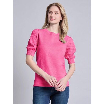 Jones New York Stitch Sleeve Sweater