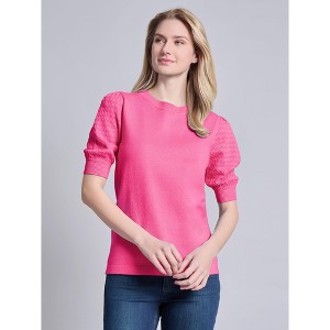 Jones New York Stitch Sleeve Sweater - 1 of 3