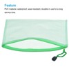 Unique Bargains PVC Waterproof Mesh Zipper Home Office Travel File Bag 6 Pcs - 3 of 4