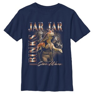 Boys Star Wars Jar Jar Binks Collage T Shirt - 1 of 4