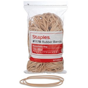 Staples Rubber Bands Size #117B 808017 - 1 of 3
