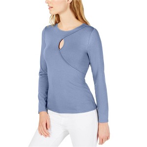Vince Camuto Womens Keyhole Pullover Blouse - 1 of 1