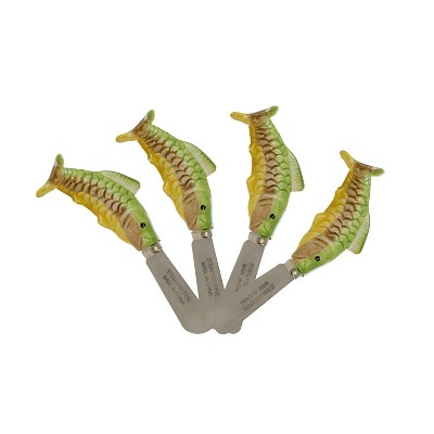 Beachcombers Set Of 4 Fish Spreaders