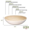 Lexa Bamboo Salad Bowl, 14 Inch - 2 of 4
