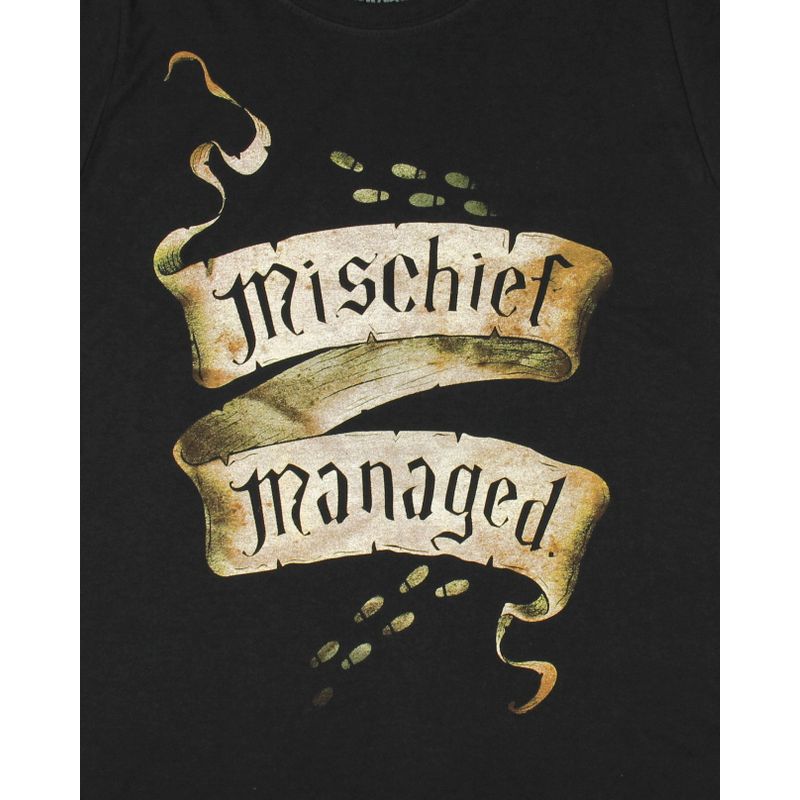 Harry Potter Marauders Map Mischief Managed Juniors T-shirt, 2 of 5
